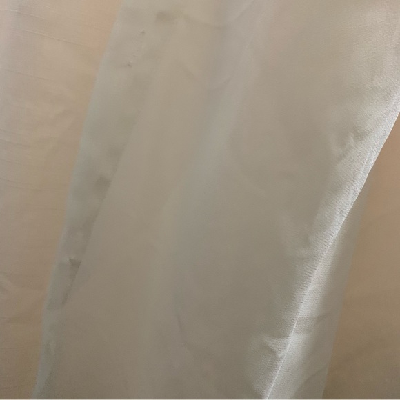 Sheer Short Sleeve Button-Front Drop-Shoulder Shirt NWOT - Picture 11 of 15